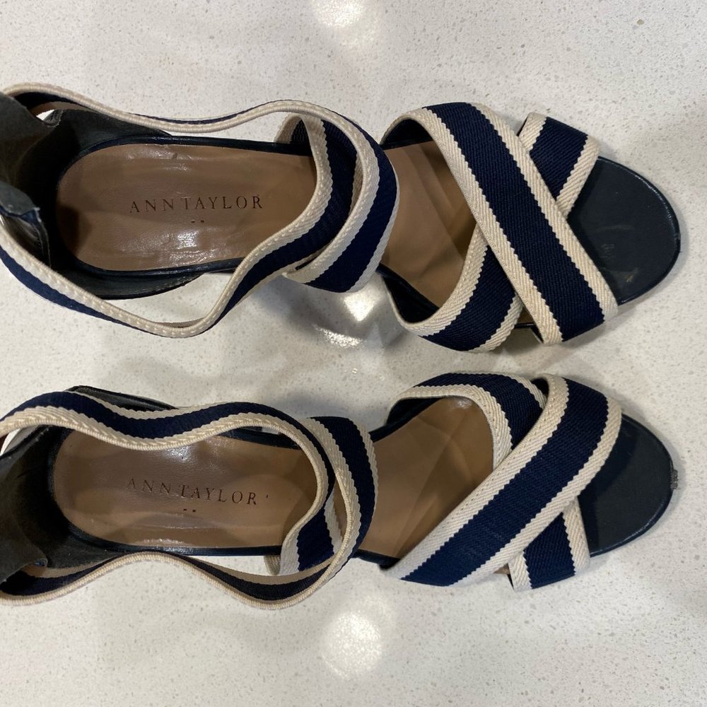 Ann Taylor Nautical Heels